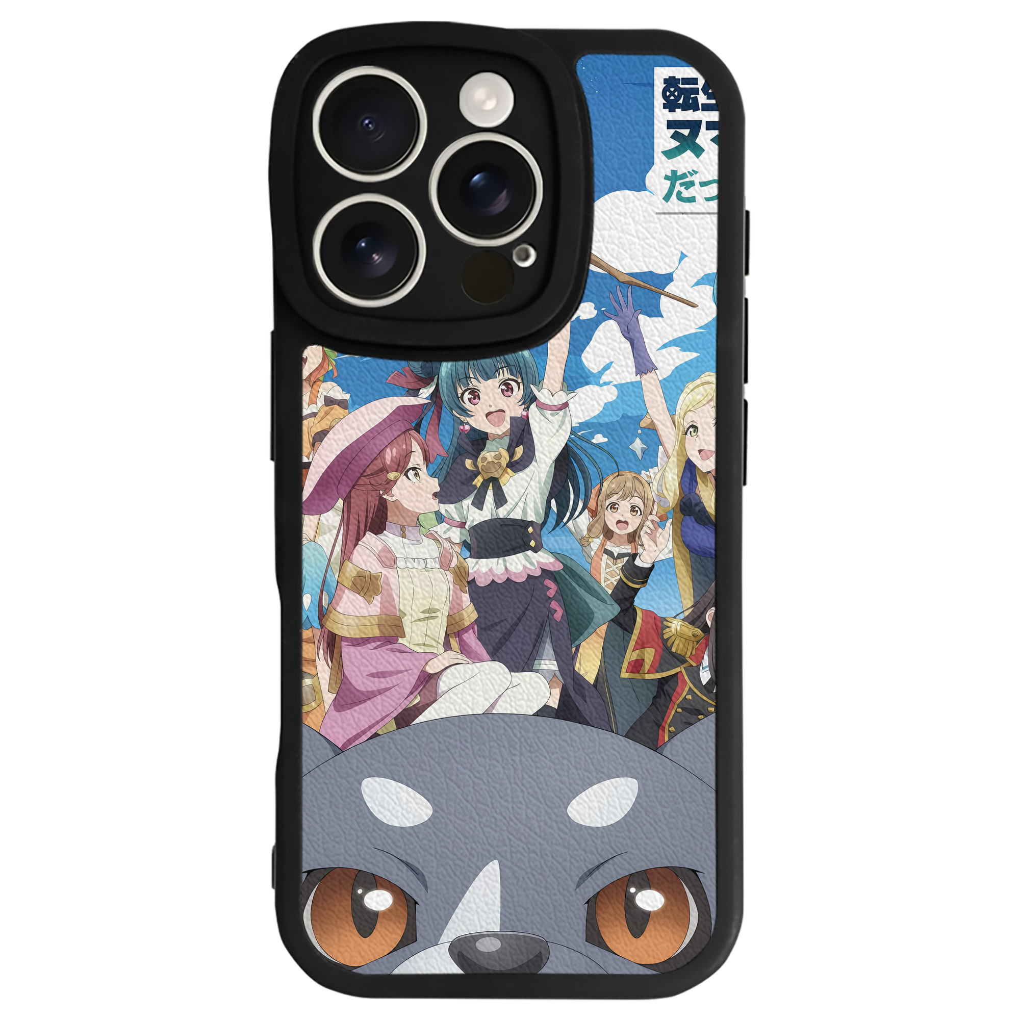 （画像用） 転スラ Regarding Reincarnated to Slime 【iPhone 16シリーズ対応】シリコンスマホケース（レザー調） 材質：シリコン